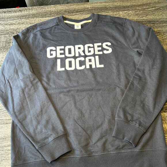 District Georges Local Sweatshirt Men’s Size Large – BluePullover Crewneck - Picture 2 of 4